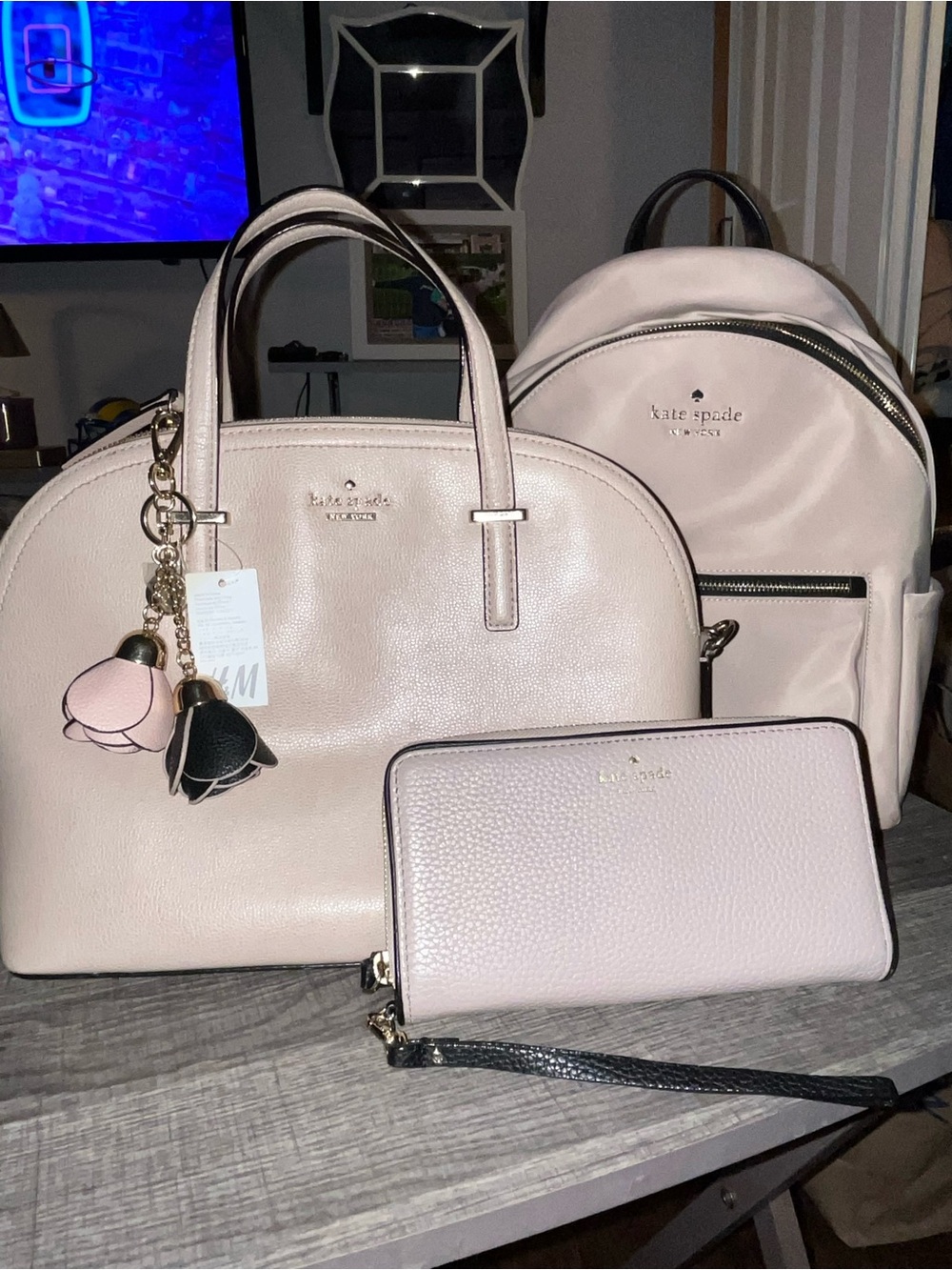 Kate Spade Tote, Backpack & Wallet Bundle